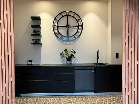 Kjøkkenet, en viktig del av hverdagen på kontoret